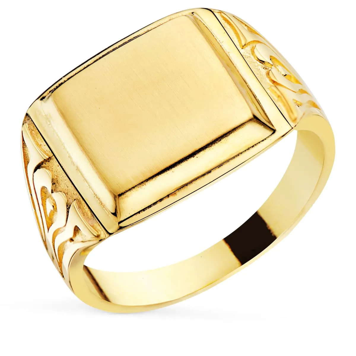 Anillo Oro Sello de Caballero