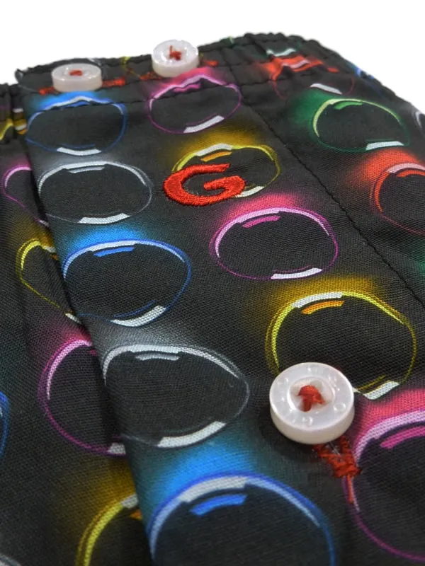 Boxer Giulio de Tela con círculos multicolores mod. Nel