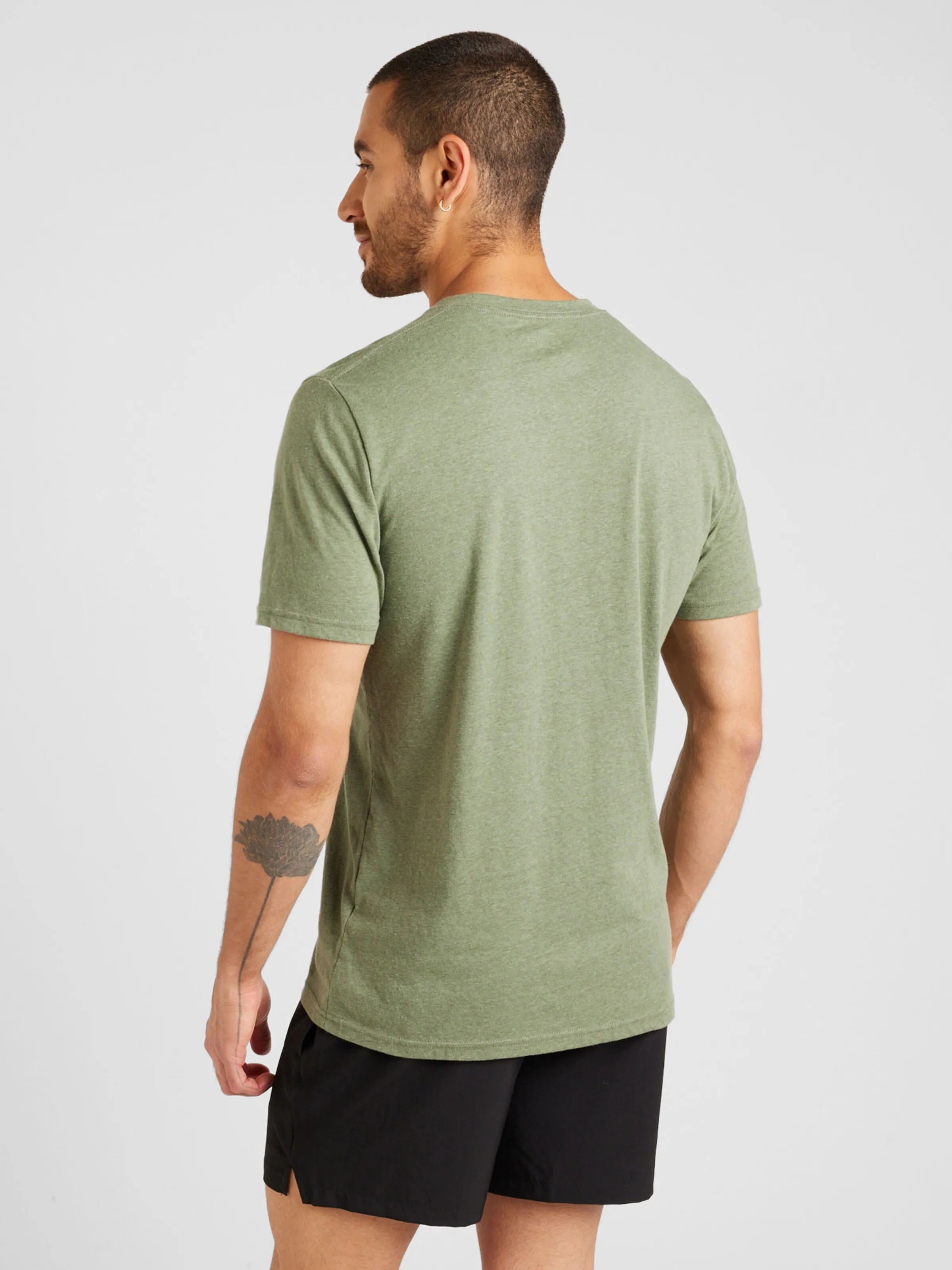 Camiseta HOLLISTER en Gris Moteado, Verde Moteado, Blanco, Blanco Lana