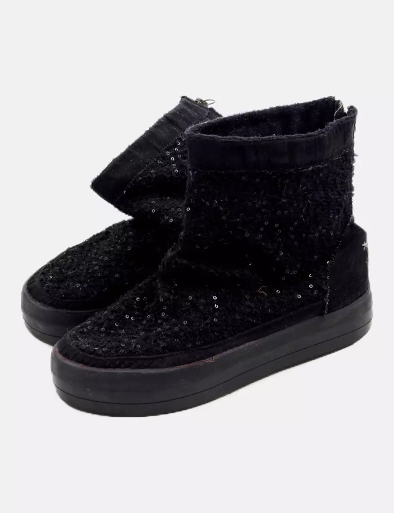Coolway Bota plataforma lentejuelas