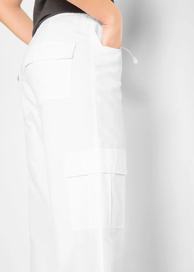 Pack de 2 pantalones tres cuartos Negro+blanco