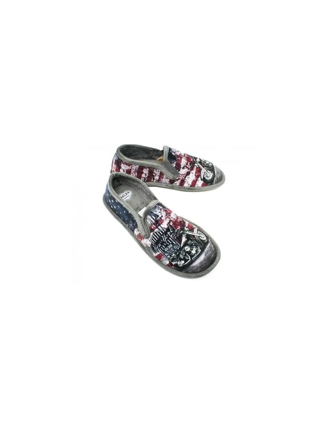 ZAPATILLAS DE CASA HOMBRE CERRADAS BIORELAX 1434 GRIS